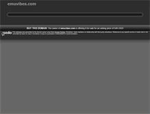 Tablet Screenshot of emuvibes.com